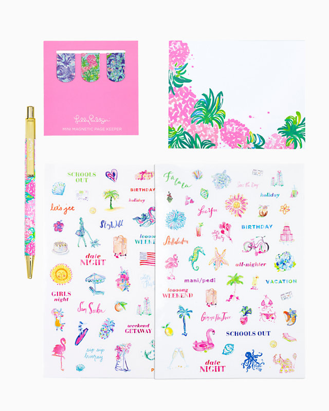 Agenda Accessories Pack, , large - Lilly Pulitzer