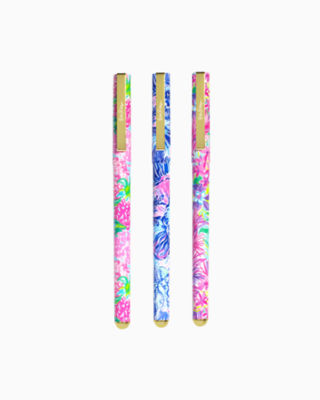 Colored Gel Pen Set, Multi, large  - Lilly Pulitzer