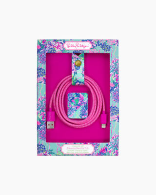 Charging Cord Set, Multi Beach You To It, large image null - Lilly Pulitzer