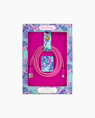 Charging Cord Set, Multi Beach You To It, large image 2 - Lilly Pulitzer