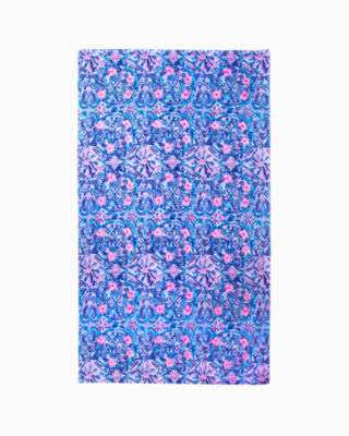 Lilly Pulitzer Beach Towel In Blue Peri Takin It Easy