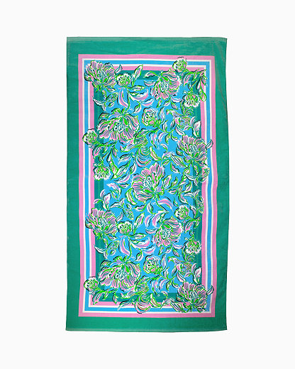 Lilly Pulitzer Beach Towel In Cumulus Blue Chick Magnet