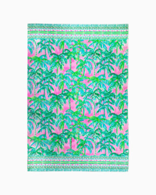 Beach Towel, Pink Blossom Suite Views, large - Lilly Pulitzer