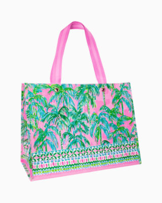 Market Carryall Tote, Pink Blossom Suite Views, large - Lilly Pulitzer