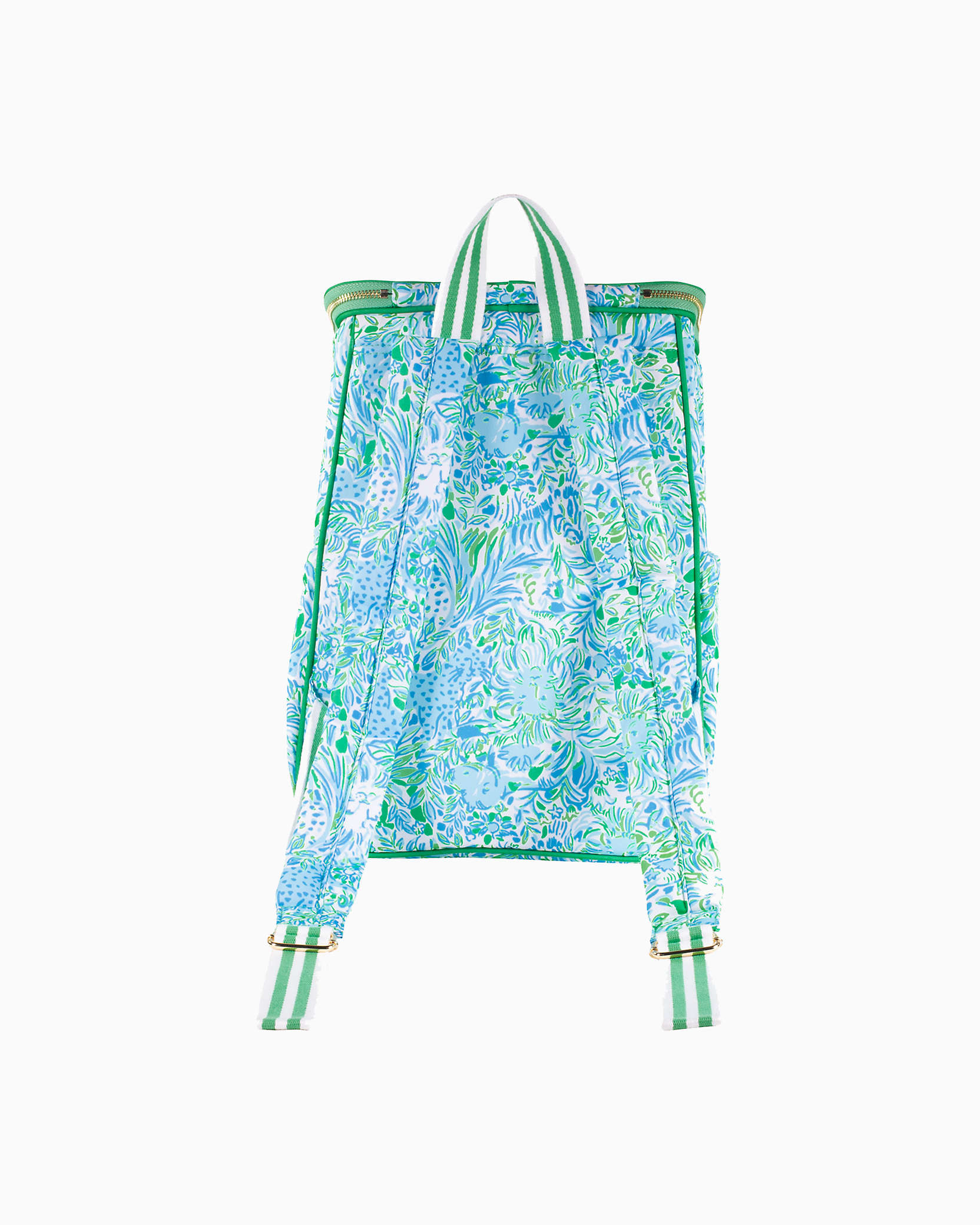 Shop Lilly Pulitzer Backpack Cooler In Hydra Blue Dandy Lions