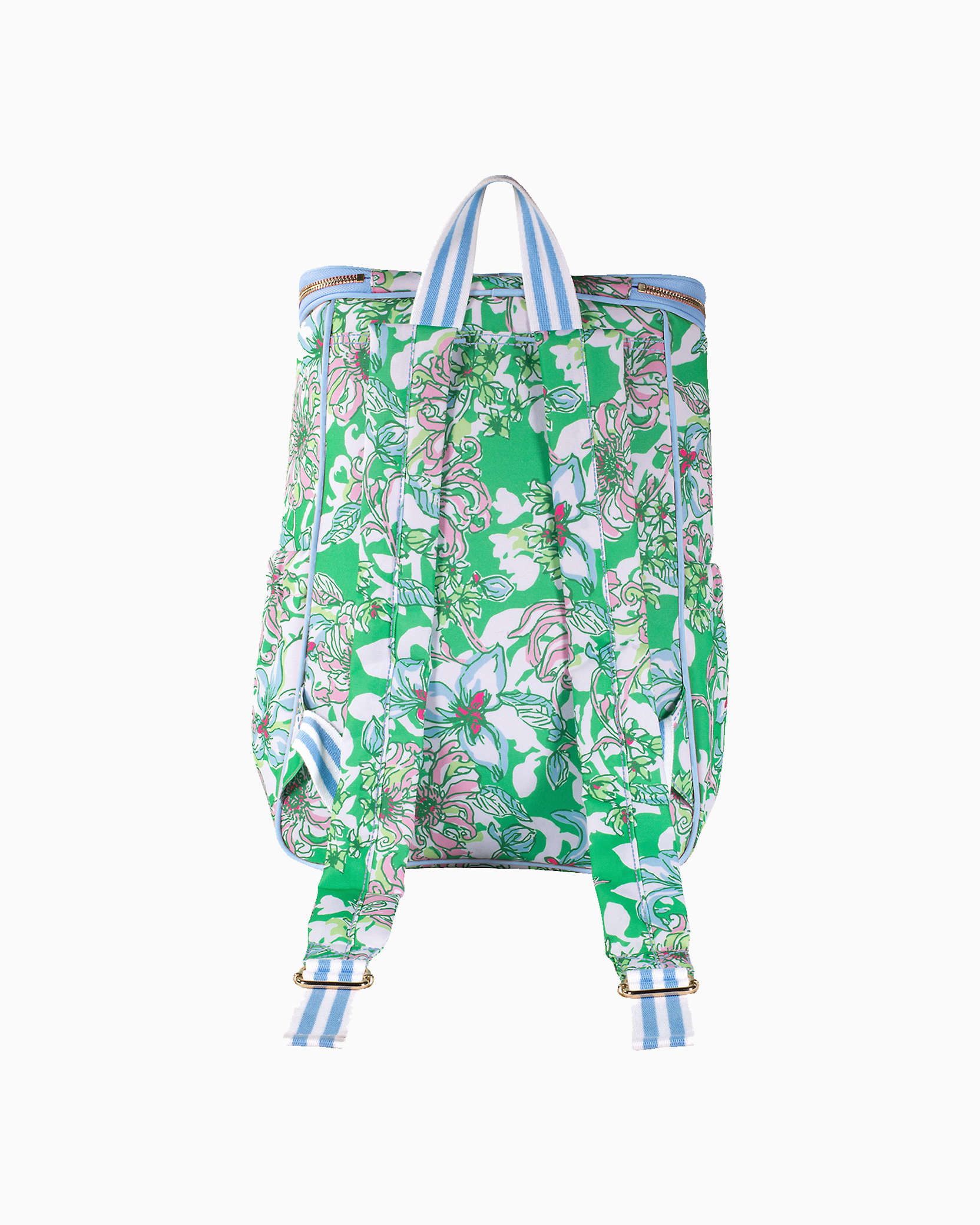 Shop Lilly Pulitzer Backpack Cooler In Spearmint Blossom Views