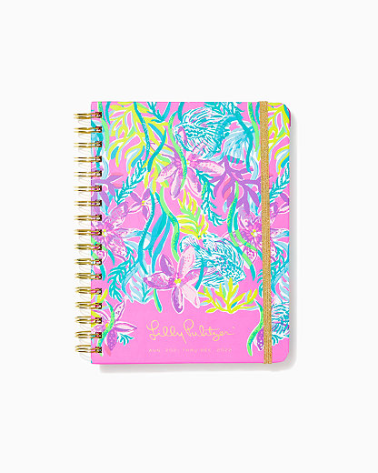 2021-2022 Large Agenda - 17 Month, Bonaire Pink Party All The Tide, large