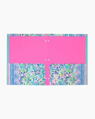 Pocket Folder Set, Blue Ibiza Cabana Cocktail, large image 2 - Lilly Pulitzer
