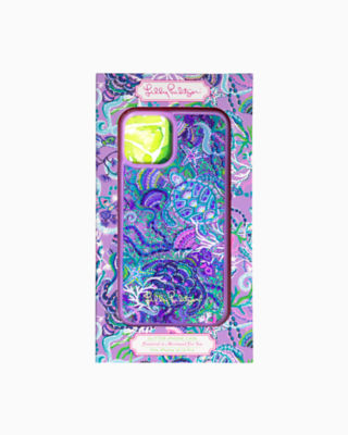 iPhone 12/12 Pro Glitter Case, Lilac Freesia Mermaid For You, large  - Lilly Pulitzer