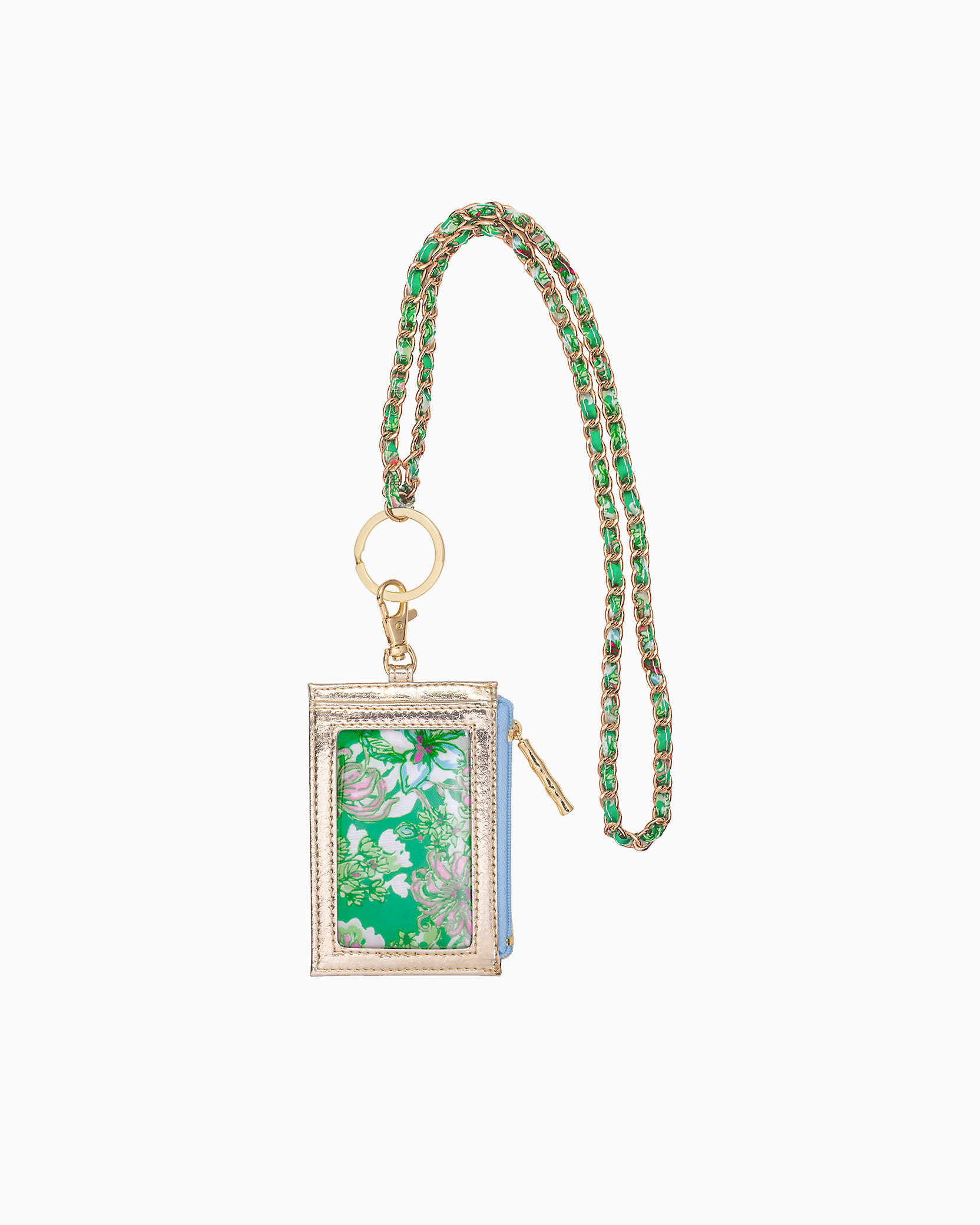 Shop Lilly Pulitzer Id Lanyard In Spearmint Blossom Views