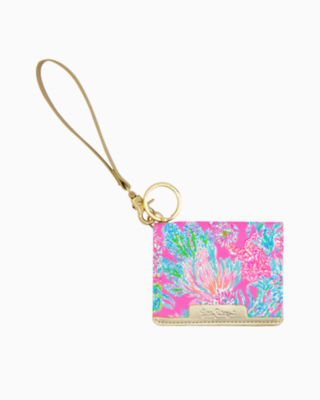 Snap ID Card Case, Prosecco Pink Seaing Things, large - Lilly Pulitzer