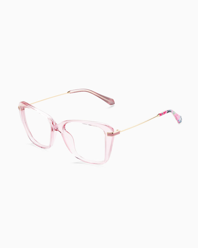 Underwater Blue Light Glasses, Cockatoo Pink Pretty In Pink, large - Lilly Pulitzer