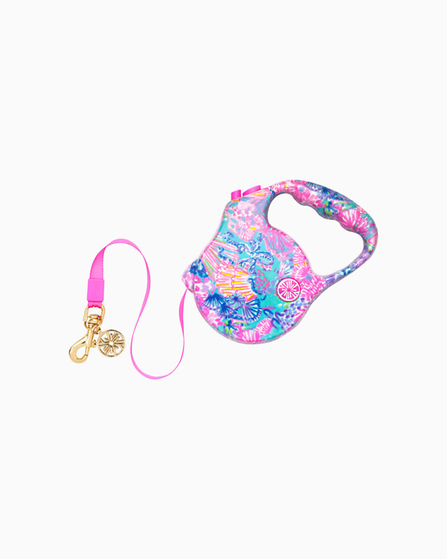 Retractable Dog Leash, , large - Lilly Pulitzer