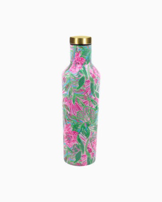 Lilly Pulitzer Stainless Steel Water Bottle In Blue Horizon Coming In Hot