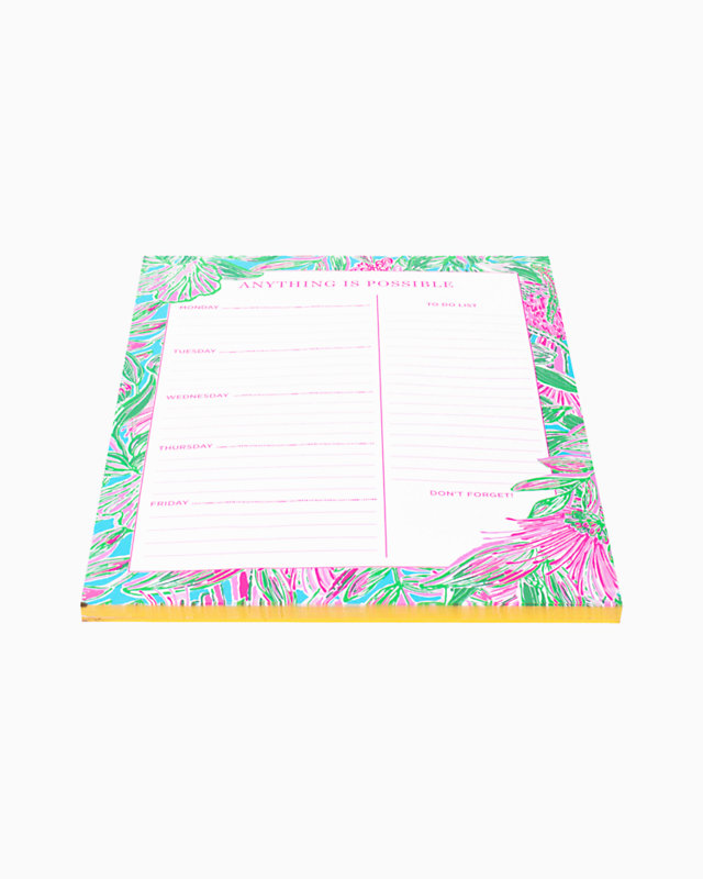 Weekly Planner Notepad, , large - Lilly Pulitzer