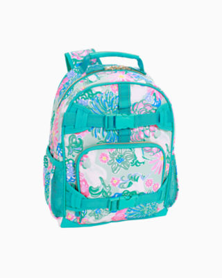 Lilly Pulitzer x Pottery Barn Kids Mackenzie Recycled Backpack, Multi Unicorn In Bloom, large  - Lilly Pulitzer