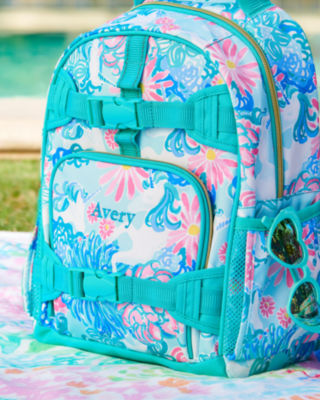 Lilly Pulitzer x Pottery Barn Kids Mackenzie Recycled Backpack, Multi Unicorn In Bloom, large image 3 - Lilly Pulitzer