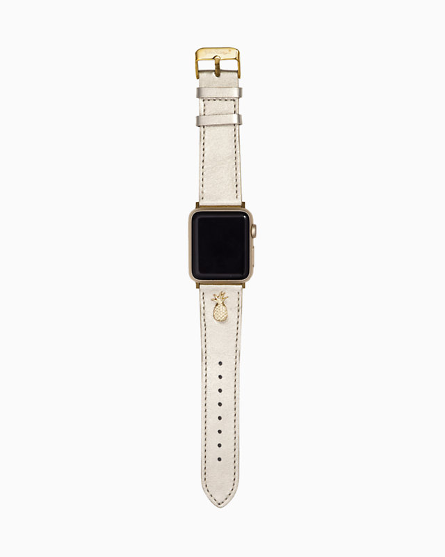 Apple Watch Band, Gold Metallic, large - Lilly Pulitzer