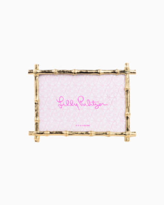 Small Bamboo Picture Frame, Sea Crystals, large image 2 - Lilly Pulitzer