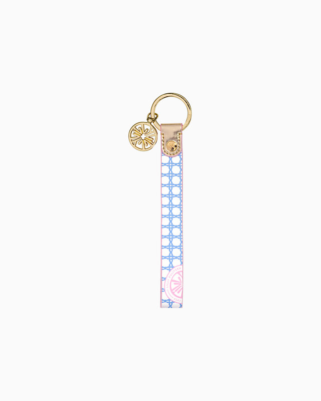 Strap Keychain, Resort White Caning, large - Lilly Pulitzer