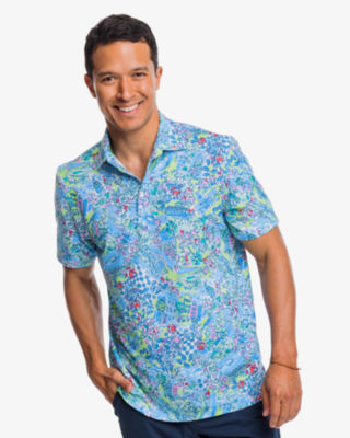 Lilly Pulitzer x Southern Tide Mens Ryder Polo | Lilly Pulitzer