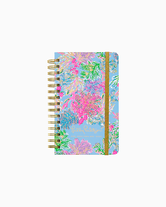 2023-2024 17 Month Medium Agenda, Celestial Blue Cay To My Heart, large - Lilly Pulitzer