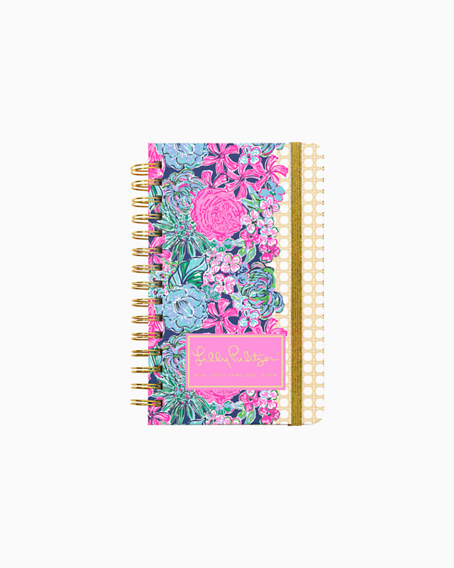 2023-2024 17 Month Medium Agenda, Oyster Bay Navy Always Be Blooming, large - Lilly Pulitzer