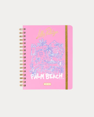 2025-2026 17 Month Large Agenda, Conch Shell Pink Pb Playground, large