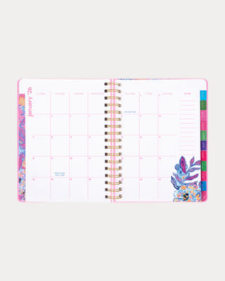 2025-2026 17 Month Large Agenda, Conch Shell Pink Pb Playground, large image 3
