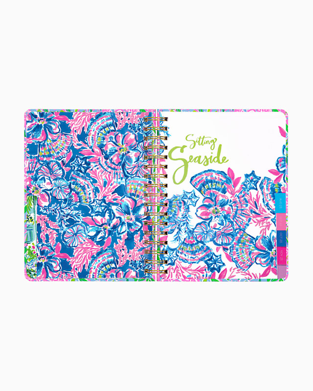2023-2024 17 Month Large Agenda, Frenchie Blue Turtley In Love, large image null - Lilly Pulitzer