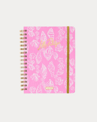 2025-2026 17 Month Large Agenda, Rousseau Pink Cool As Shell, large