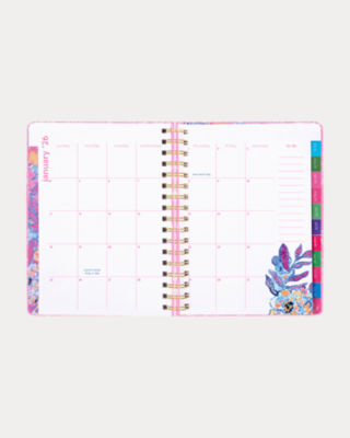 2025-2026 17 Month Large Agenda, Rousseau Pink Cool As Shell, large image 3