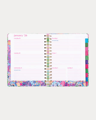 2025-2026 17 Month Jumbo Agenda, Multi Island Garden Oasis, large image 4