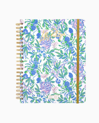 2024-2025 17 Month Jumbo Agenda, Resort White Just A Pinch, large - Lilly Pulitzer