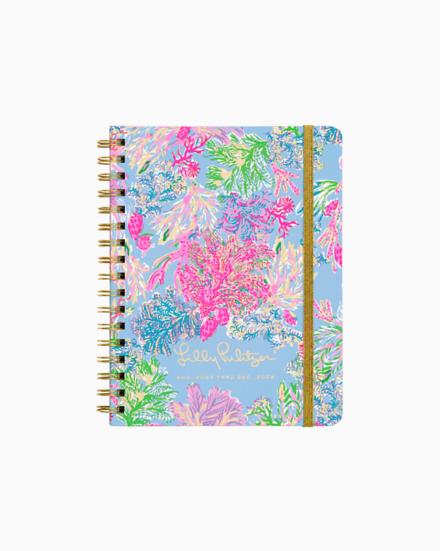 2023-2024 17 Month Agenda, Celestial Blue Cay To My Heart, large - Lilly Pulitzer