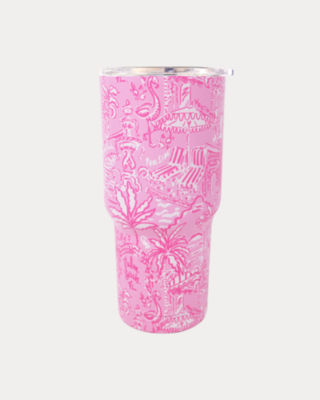 Large Stainless Steel Insulated Tumbler, Conch Shell Pink Pennys Playground, large