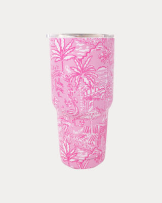 Large Stainless Steel Insulated Tumbler, Conch Shell Pink Pennys Playground, large image 1