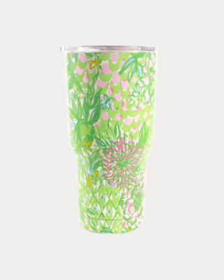 Large Stainless Steel Insulated Tumbler, Fauna Green Lime Feeling Good Accessories Small, large image 1