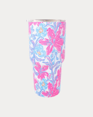 Large Stainless Steel Insulated Tumbler, Multi Beachside Haven, large image 1
