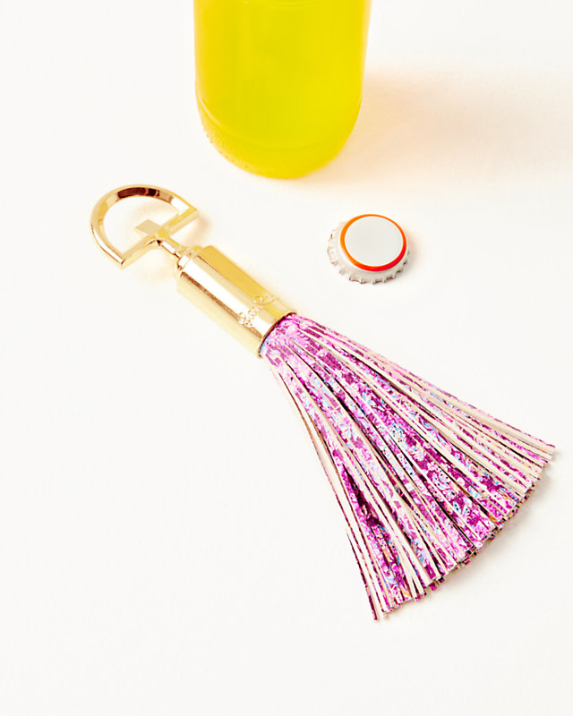 Tassel Bottle Opener, Amarena Cherry Tropical With A Twist, large - Lilly Pulitzer