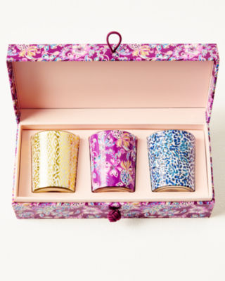 Lilly Pulitzer Votive Candle Set In Multi