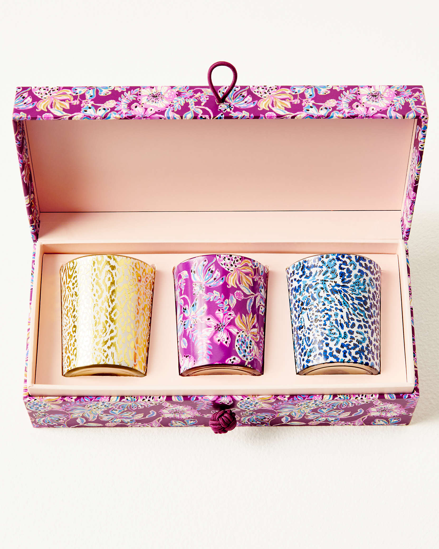 Lilly Pulitzer Votive Candle Set In Multi