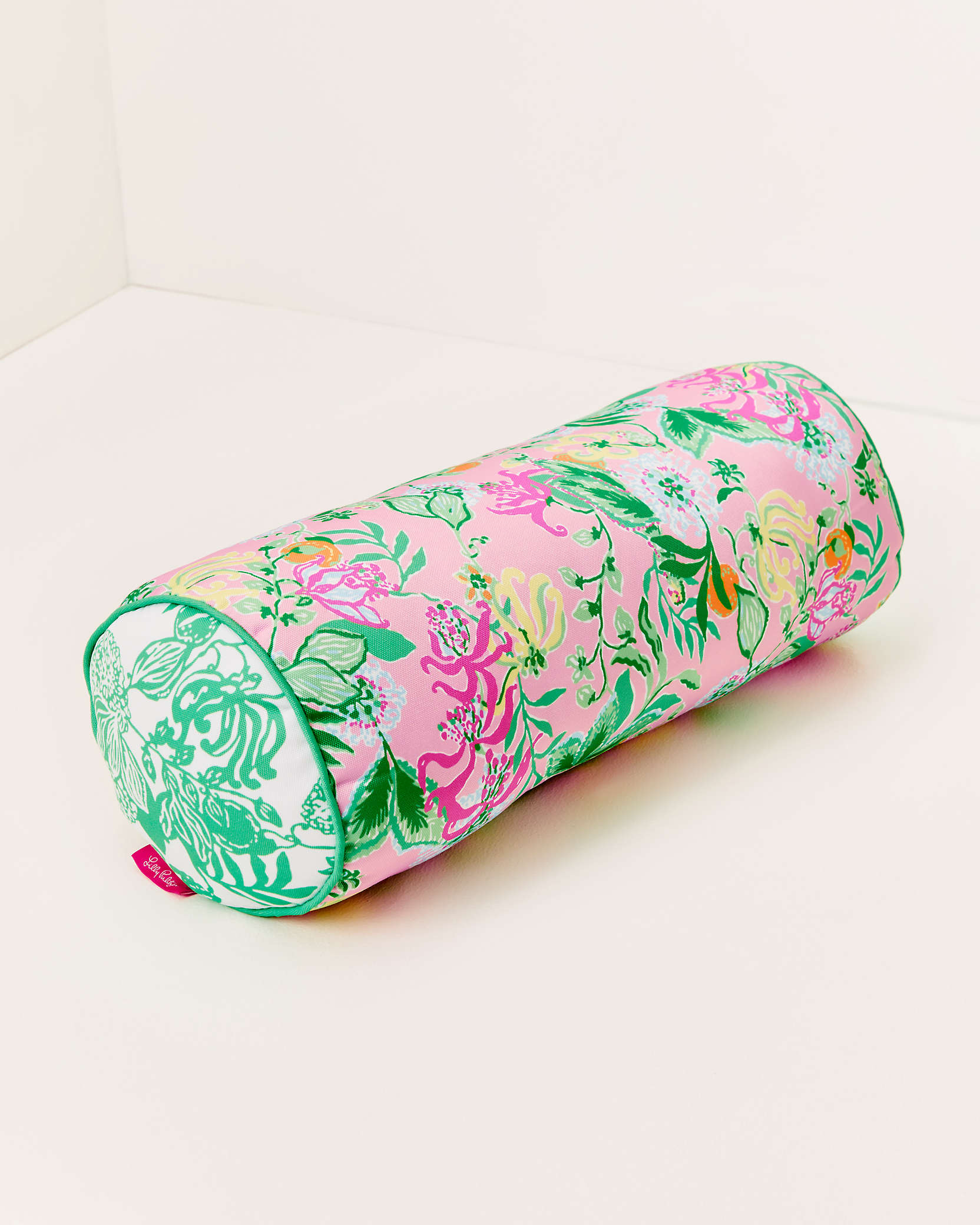 Shop Lilly Pulitzer Bolster Pillow In Multi Via Amore Spritzer