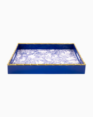 Lacquer Tray, Resort White Safari Party, large image null - Lilly Pulitzer