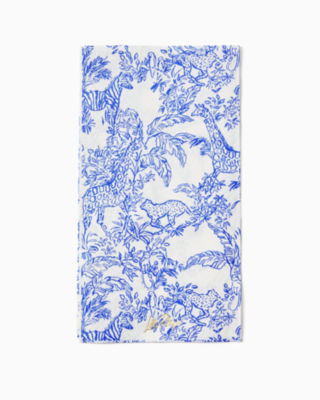 Paper Napkins, Blue Stream Safari Party, large - Lilly Pulitzer