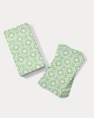 Paper Napkins, Coconut Bamboo Logo Trellis, large