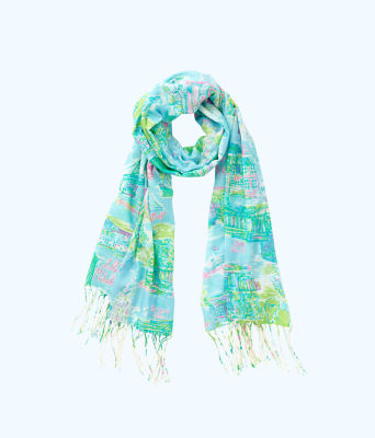 Murfee Scarf - Philadelphia, , large  - Lilly Pulitzer
