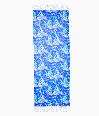 Murfee Scarf, Multi Nantucket Murfee, large image 2 - Lilly Pulitzer