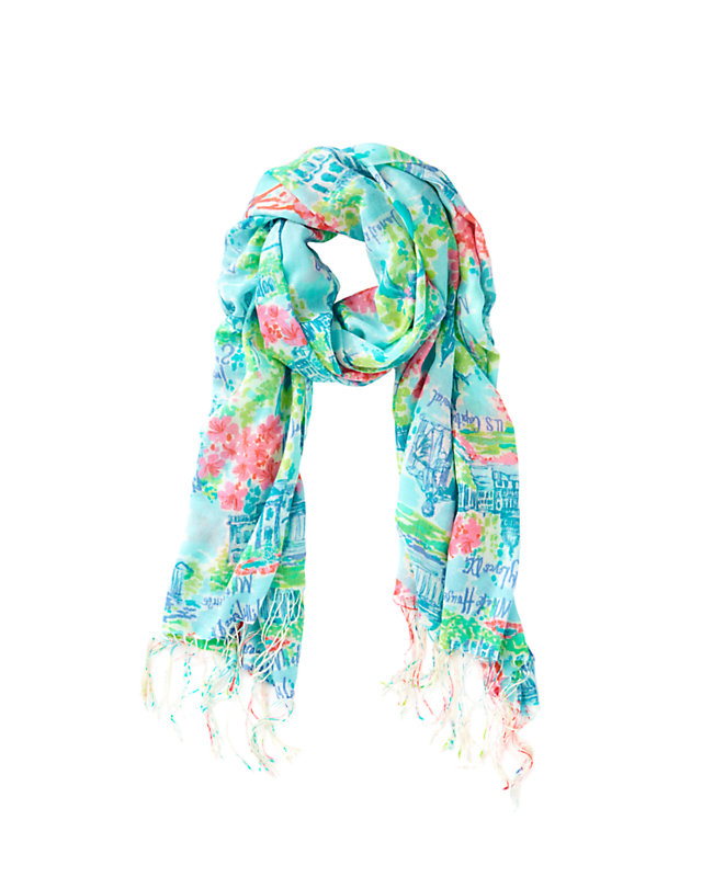 Murfee Scarf - DC, , large - Lilly Pulitzer