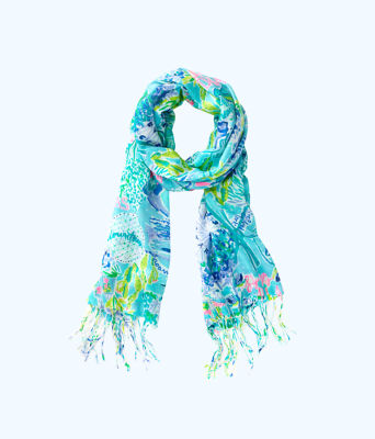 Murfee Scarf - Dallas, , large - Lilly Pulitzer